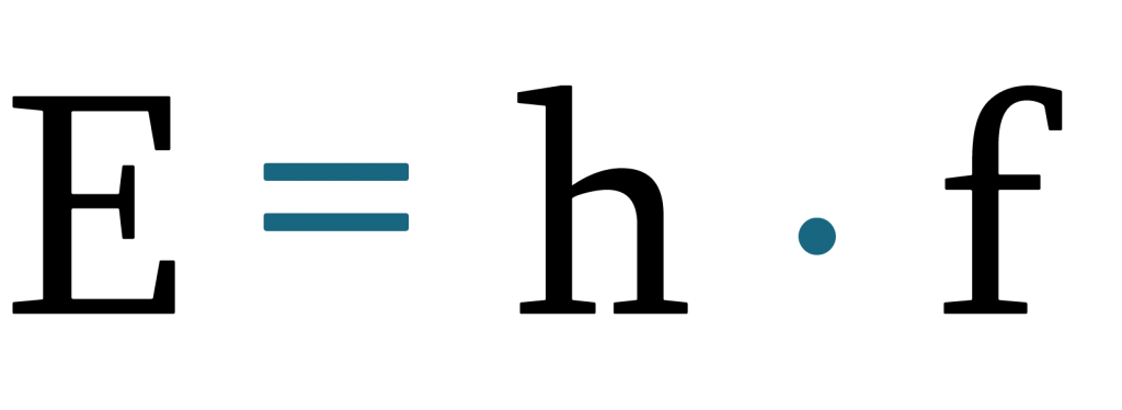 E=hf